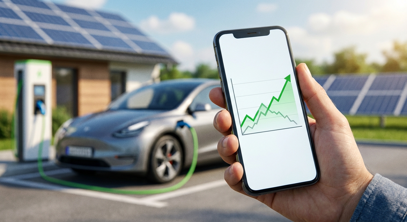 voiture-electrique-panneaux-solaires